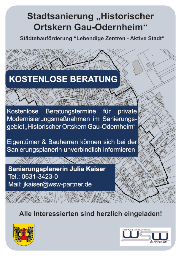 Beratung Städtebauförderung