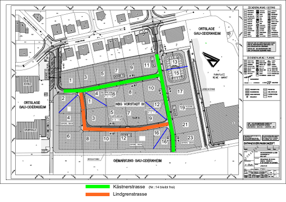 Straßenplan Vorstadt III