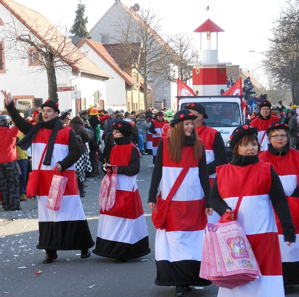 Die Gruppe der SPD im Umzug